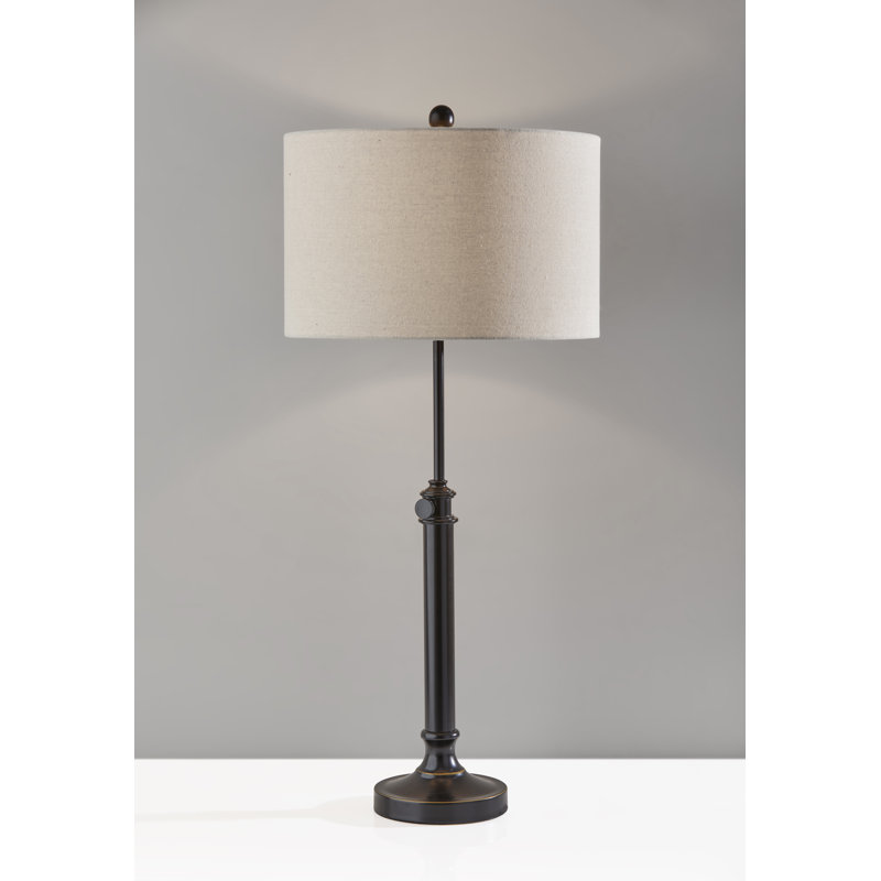 Lampe de table 34,5 po Elita, Bronze antique