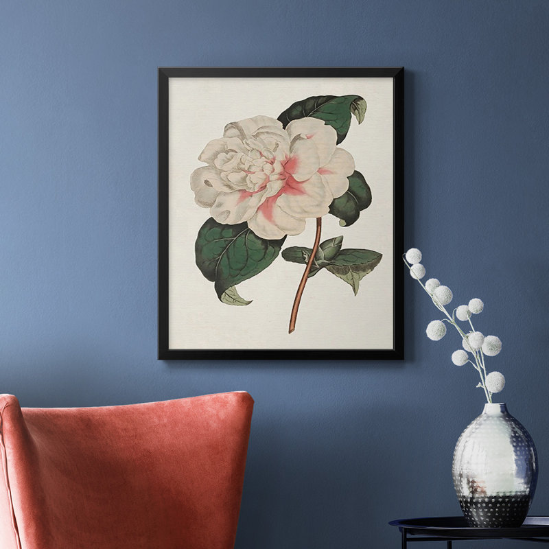 Toile encadrée rose Premium Floral Mix 8 - prête à être accrochée, Noir, H 24 po x l 20 po