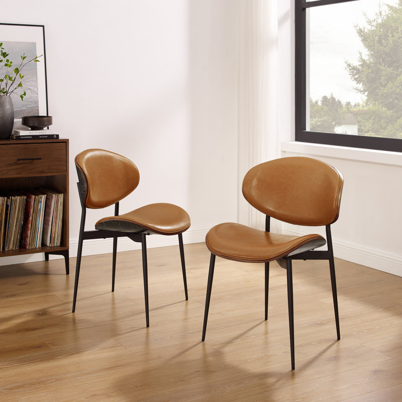 46cm H Upholstered Side Chair, Brown