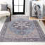 Tapis bleu / crème Sarok Ornate Medallion-1864440631