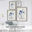 Impression encadrée FLORAL Series DCXLIX - bois massif-1413229522