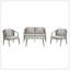 Ensemble de sièges d'extérieur durable et confortable, adapté aux patios, aux pelouses et aux bords de piscine-2008071552-2008071554