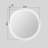 Streamline Round Frameless LED Bathroom Vanity Mirror with Defogger, Dimmability, Color Temperature Change