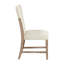 Ensemble de chaises de salle à manger modernes et confortables avec assise et dossier rembourrés en chenille moelleuse 2 pièces