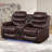 2-Piece Faux Leather Manual Reclining Living Room Set with a Manual Recliner & a Loveseat-116403594