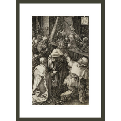 «Bearing of the Cross» par Albrecht Dürer, impression giclée sur cadre