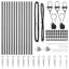 Fence Posts Manual 13 Pcs Galvanised Steel-989592491-989592471
