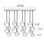 Grapes 16 - Light LED Pendant-14262617-14262619