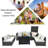 Wicker/Rattan 6 - Person Seating Group with Cushions & 60,000 BTU Fire Pit-2110638492