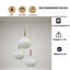 Luminaire suspendu grappe 23 pouces Jonny-340972163