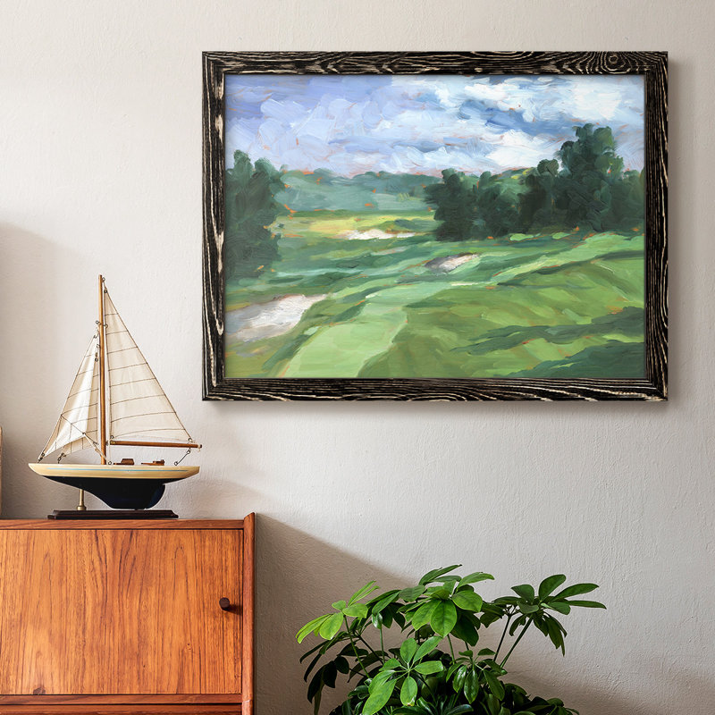Golf Course Study IV, reproduction d'art sur toile, Noir, H 14 po x l 20 po x P 1,5 po