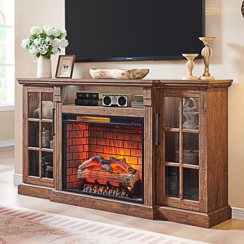 TV Stand With Electric Fireplace
