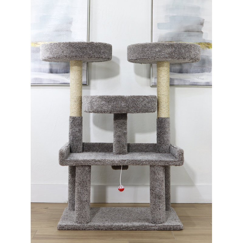 Arbre à chat 46 po Prestige Grey, Gray
