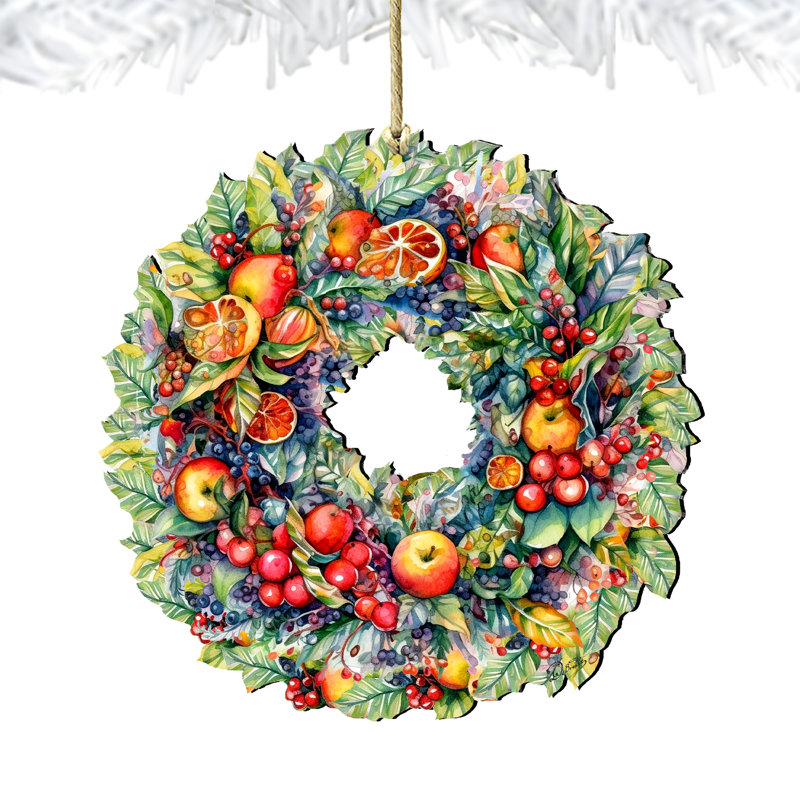 Ornement en bois Summer Harvest