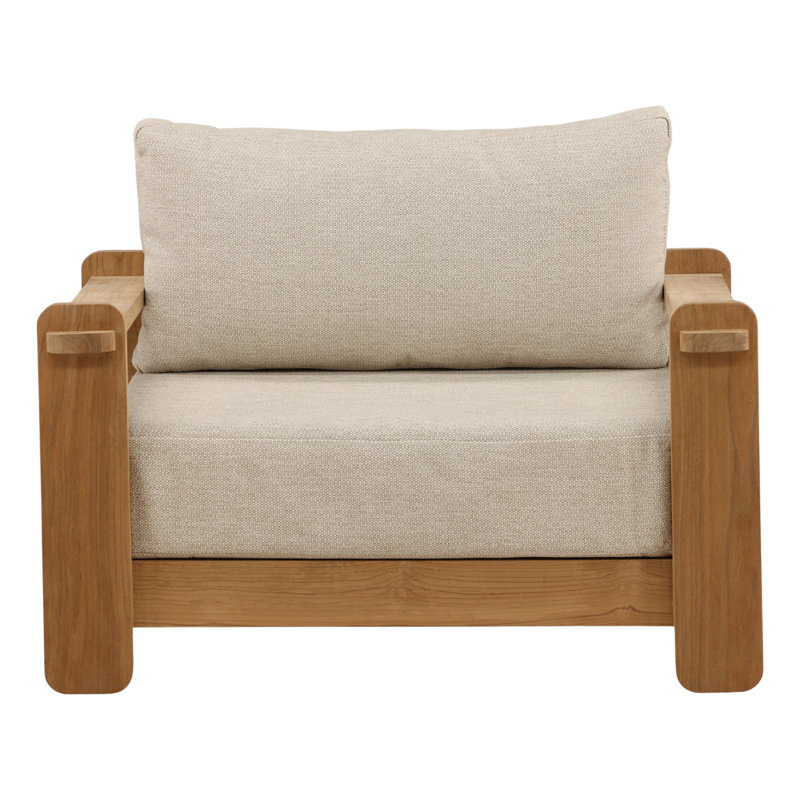 Julie Outdoor Sofa Chair Taupe