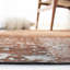 Tapis géométrique brun / ivoire tissé à plat à la main Mancilla-1034010374