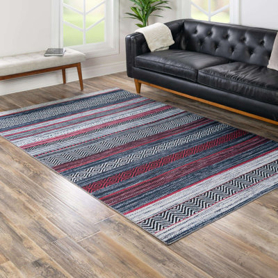 Aaroon Striped Indoor Rug