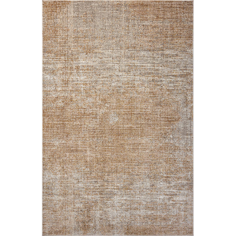 Manoliu Spice / Silver Area Rug, Rectangle 11'6" x 15'