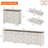 TV Stand With 9 Drawers, Wood TV Cabinet Entertainment Center, 3-In-1 Kids Dresser With 3 Drawers For Bedroom Living Room-1092794788