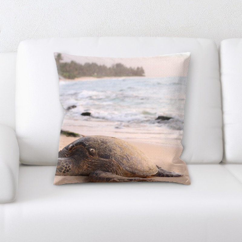 Layton Turtle Throw Pillow