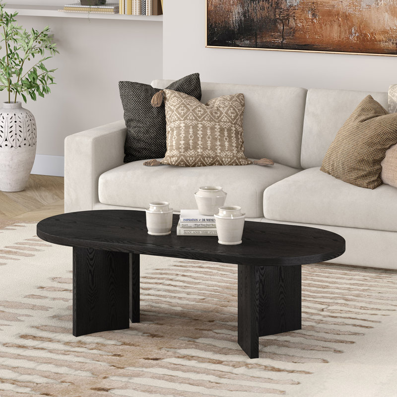 Mylia Sled Coffee Table, Black