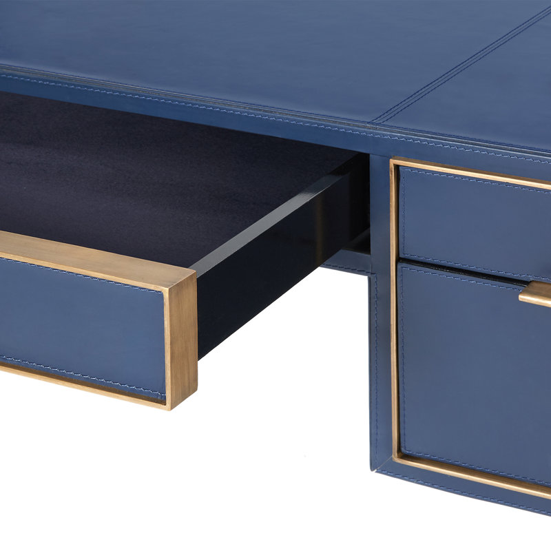 Hunter Writing Desk, Navy Blue