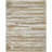 Narooma Ivory Gold Brushstroke Stripe Area Rug-1641472625