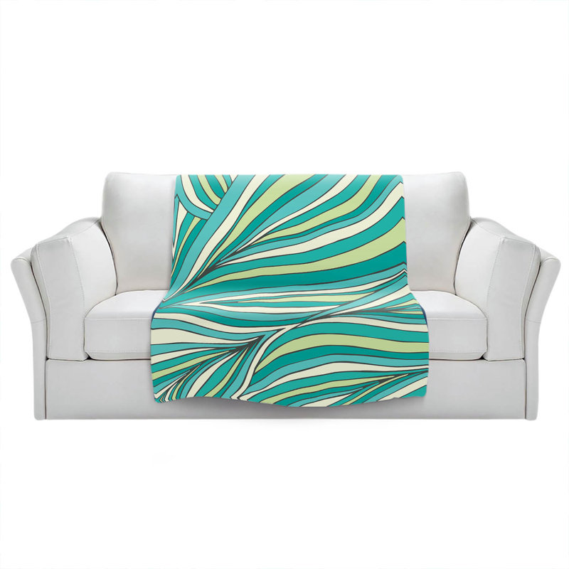 Hand Woven Throw Blanket, 68" W x 80" L