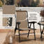 3 Pieces Garden Bistro Set Folding Table and Chairs-1533669214