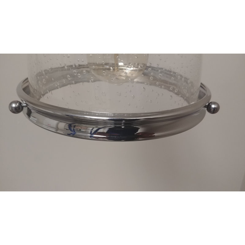 Marquise 1 - Light Single Pendant, 57.25" H x 8" W x 8" D, Chrome