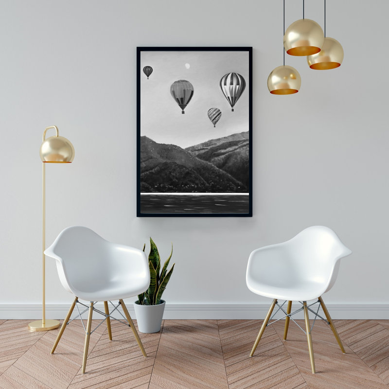 «Air Balloon Landscape» sur toile