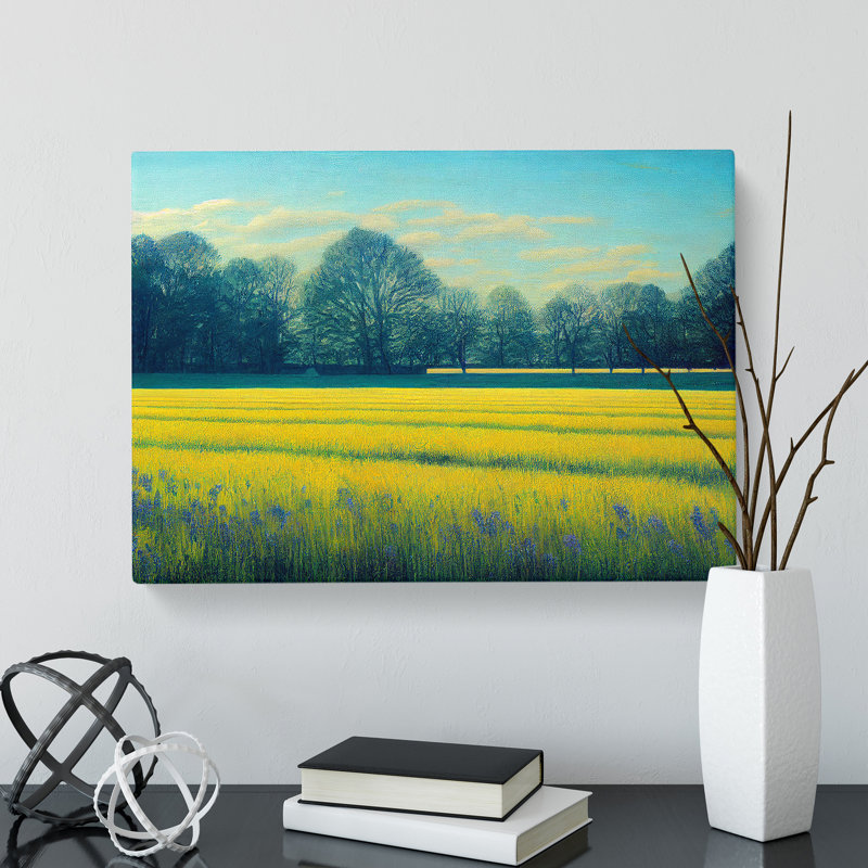 A Spring Meadow - Wrapped Canvas, 35cm H x 50cm W x 3cm D