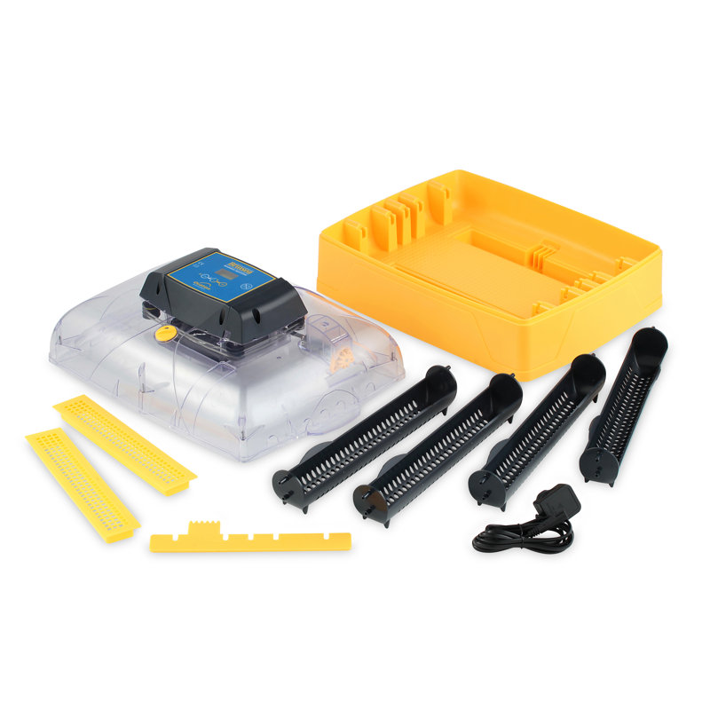 Ovation 28 Yellow Digital Egg Incubator with Humidity Display