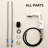 Single Hole Digital Pull-Out Bathroom Faucet