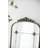 24" X 48.5" Antique Gold Arched Mirror With Metal Frame, Full Length Mirror For Living Room Bathroom Entryway