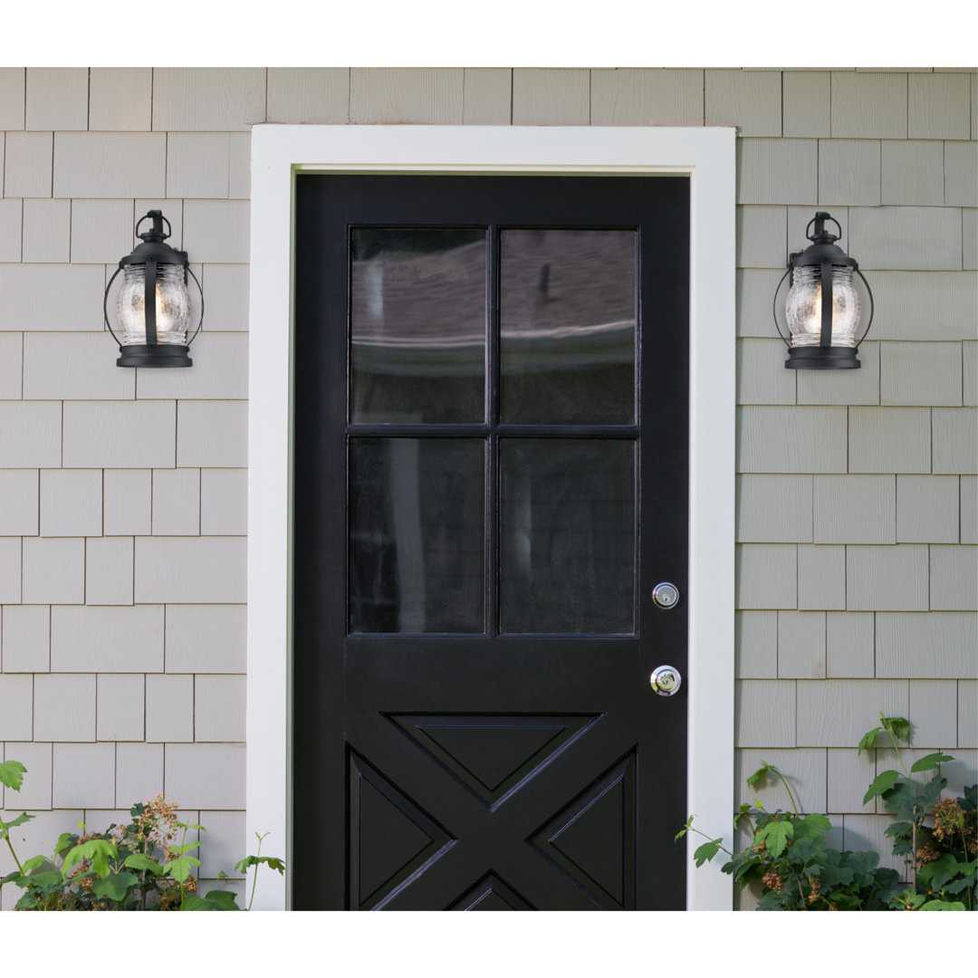 Rual Outdoor Wall Lantern Gracie Oaks Fixture 