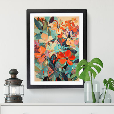 FRM-V0523-981X Flowers Retro Vol.12 - Single Picture Frame Print