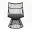 Chaise avec dossier haut en osier-565143404