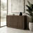 48" Fluted Buffet Table with Adjustable Shelves & Cable Management — Satin Walnut Transitional Sideboard for Dining Room | Alston-1557890388