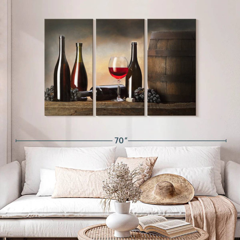 Yarlin Wine From The Cellar, 32" H x 50" W