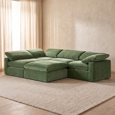 Wonardo Upholstered L-Shaped Sectional Left Hand Facing