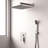Complete Shower System With Rough-In Valve With 10 Inches Rain Shower Head-113616006