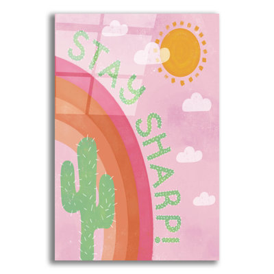  Art mural en verre acrylique «Stay Sharp» par Club Daydream