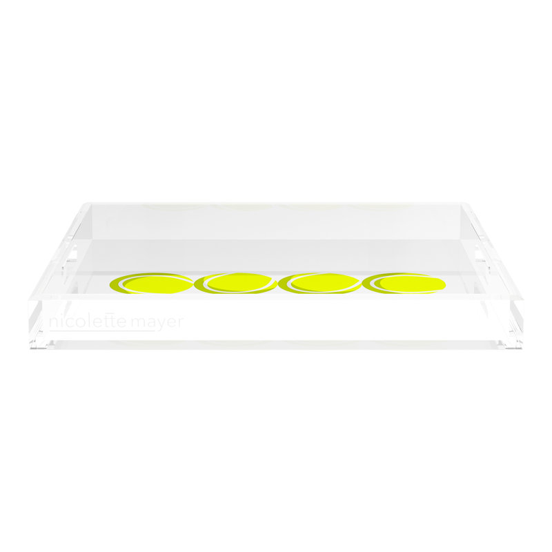 Decorative Tray, 2" H x 18" W x 18" D