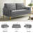 Moniet 66.9'' Velvet Loveseat-1346210746