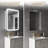 20 In. W X 28 In. H Rectangular Iron Medicine Cabinet With Mirror, Dimmable Flowing Lights, Defogger, Outlet & Usb-1883757165-1880068388-1881999392