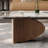 Minimal light luxury high-end coffee table