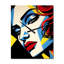 Rétro femme portrait Pop Art I - horloge murale femme Pop Art-99634806