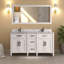 Ensemble de meuble-lavabo double 60 po avec miroir Monadnock-33560731