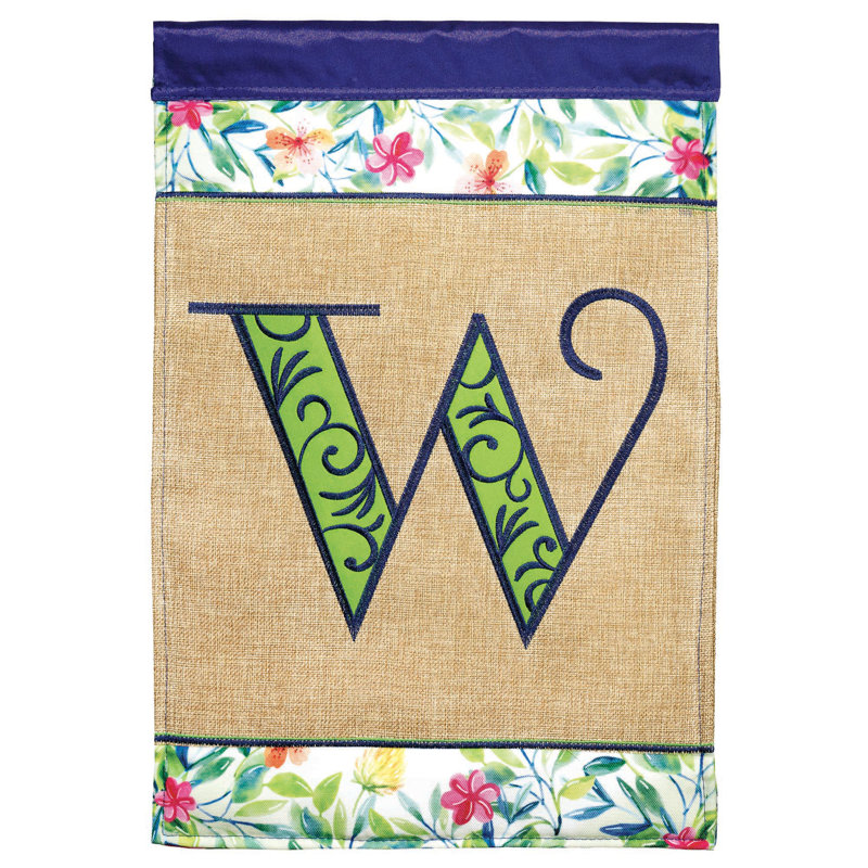 Drapeau de jardin en polyester 2 pi 1 pi 6 po x 1 pi Bitner